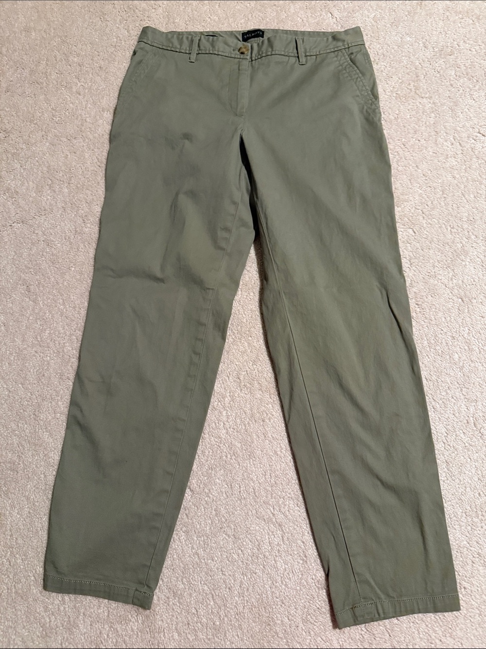 Talbots Olive Green Straight-Leg Women's Pants